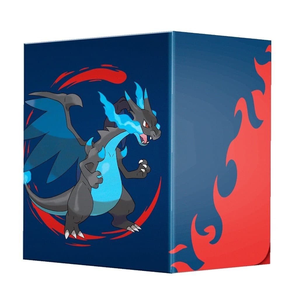 ULTRA PRO - Deck Box - Pokemon 100+ Deck Box - Mega Charizard X - 074427167325