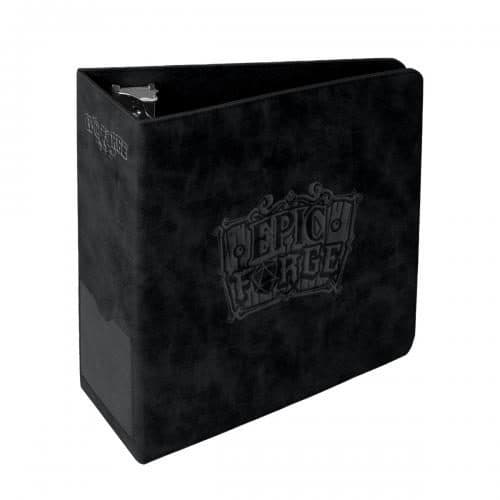EPIC FORGE 3 D-Ring Binder for collection Card - Black - Trade Invaders 3701625907893