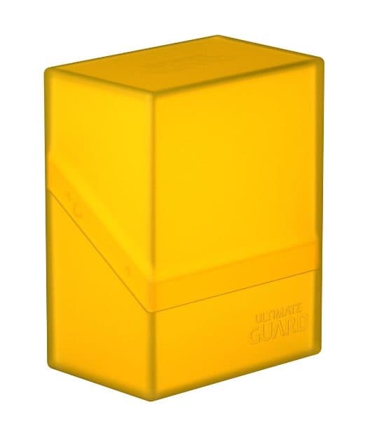 ULTIMATE GUARD Boulder Deck Case 60+ Standard Size Amber - 4056133011358