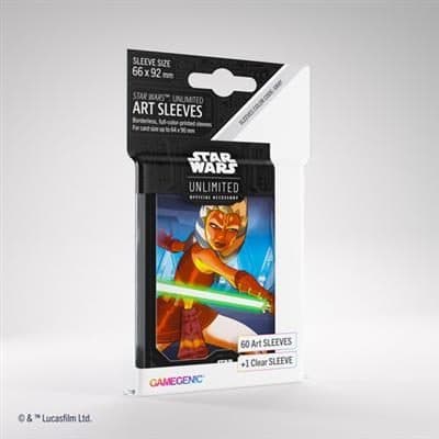 ASMODEE 6848 - STAR WARS UNLIMITED - CREPUSCOLO DELLA REPUBBLICA: ART SLEEVES AHSOKA TANO - 4251715415719