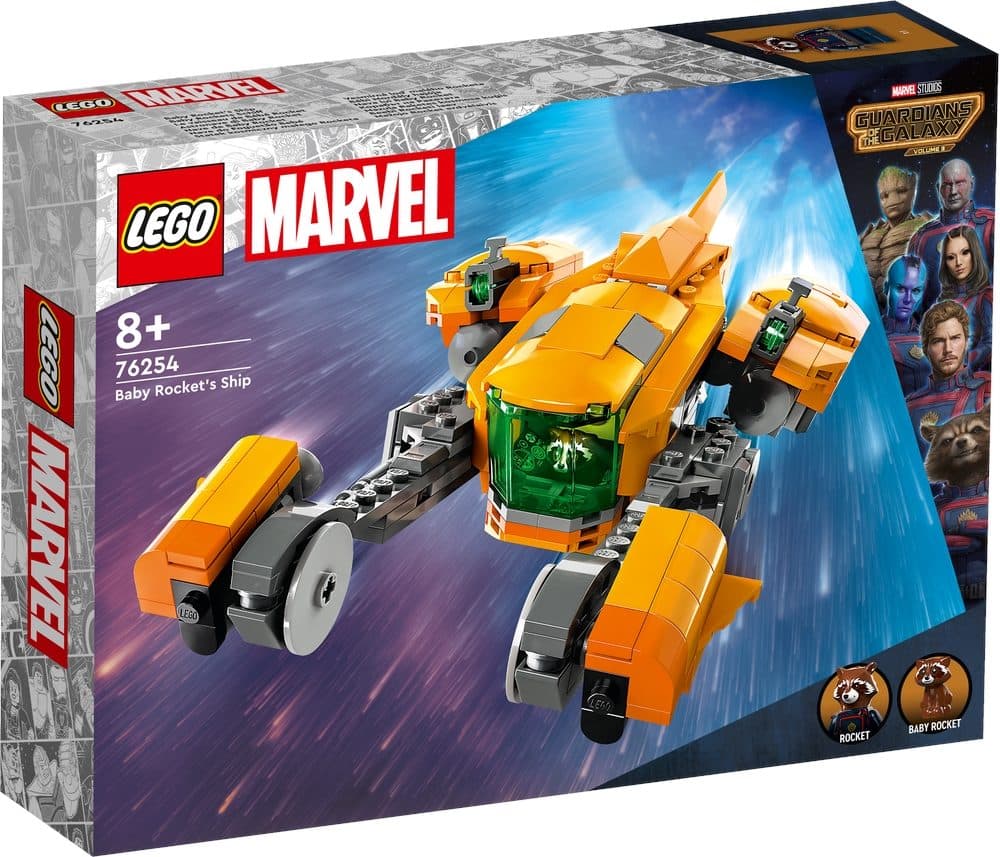 LEGO 76254 SUPER HEROES MARVEL - Astronave di Baby Rocket - 5702017419718