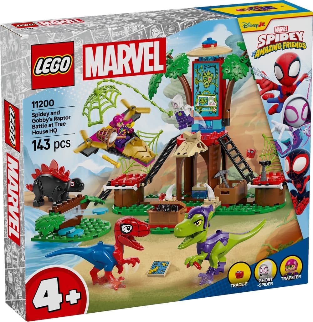 LEGO 11200 MARVEL SPIDEY - Battaglia con il raptor al quartier generale sull’albero di Spider-man e Gobby - 5702017814810