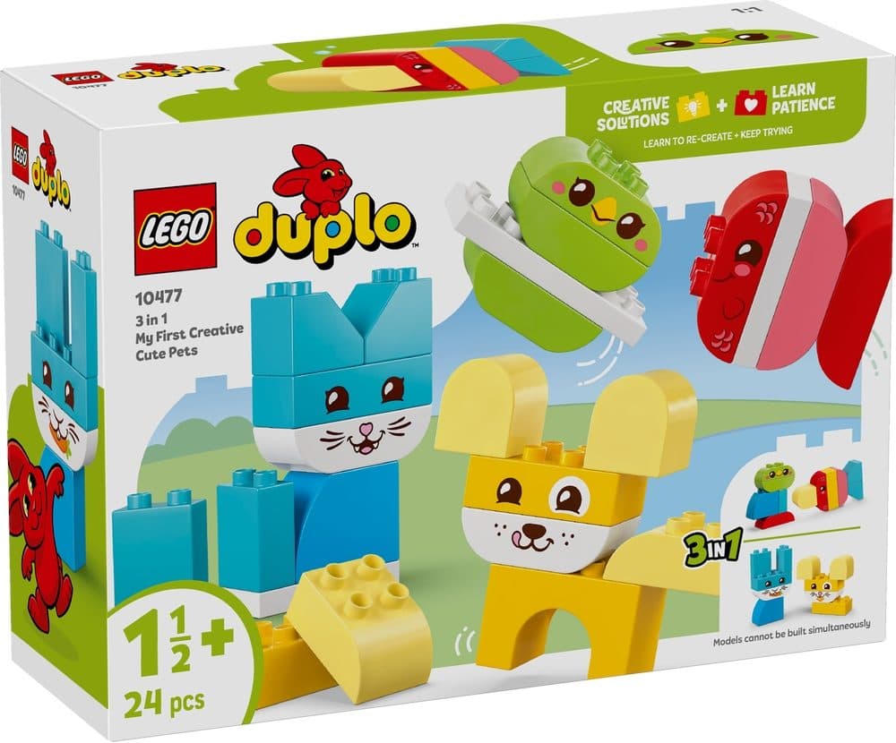LEGO 10477 DUPLO - Animali domestici creativi 3 in 1 - 5702018032039