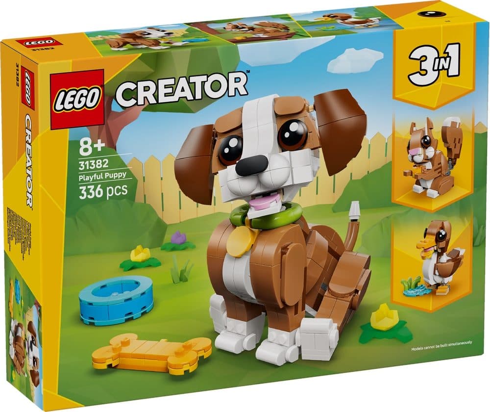 LEGO 31382 CREATOR - Adorabili animali: cagnolino giocoso - 5702018054758