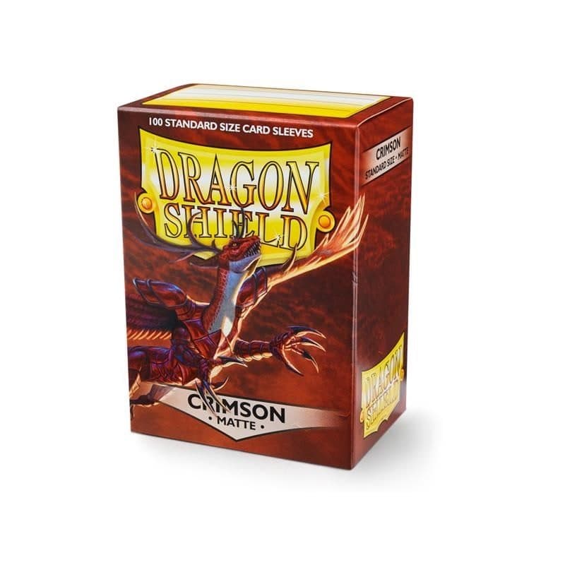 DRAGON SHIELD Standard Sleeves - Matte Crimson (100 Sleeves) - 5706569110215