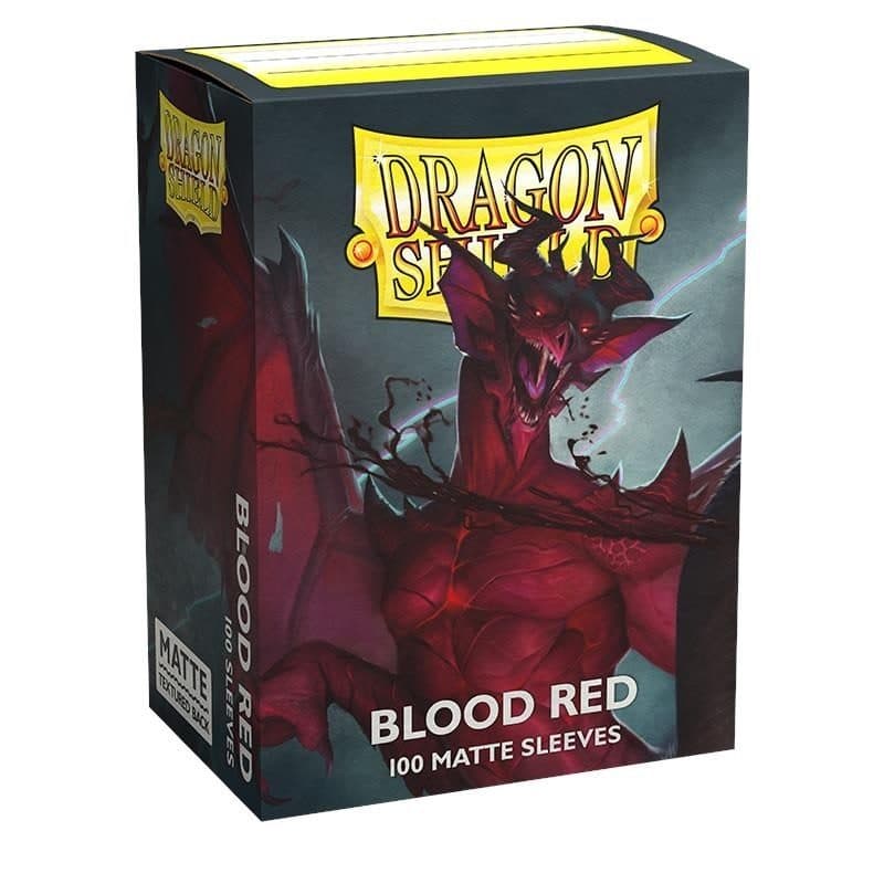 DRAGON SHIELD Standard Sleeves - Blood Red 'Simurag' (100 Sleeves) - 5706569110505