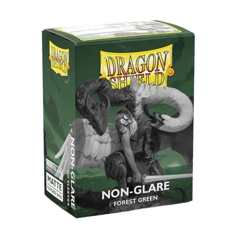 DRAGON SHIELD Matte Standard - Non-Glare Forest Green (100 Sleeves) - 5706569118259