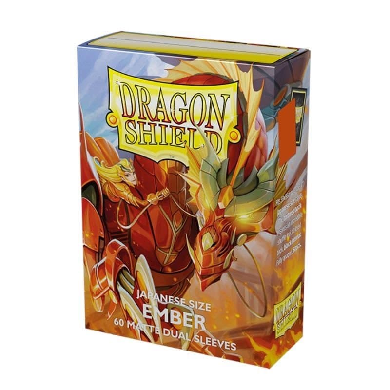 DRAGON SHIELD Japanese Matte Dual Ember 'Alaria, Warrior Princess' (60 Sleeves) - 5706569151546
