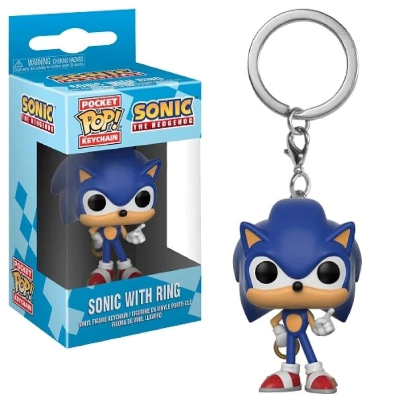 FUNKO POP Keychain Sonic - Sonic With Ring - 889698202893