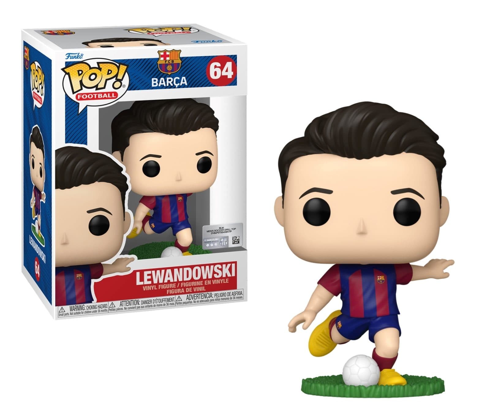 FUNKO POP Football: Barcelona - 64 Lewandowski 9 cm - 889698722360