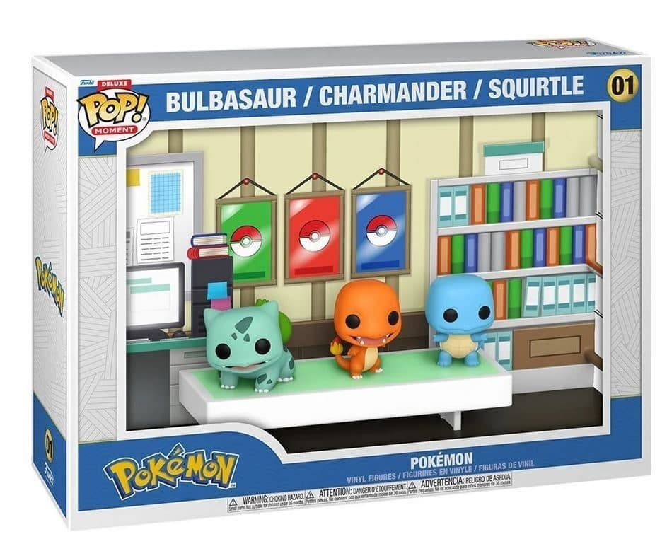 FUNKO POP Moments Deluxe Pokemon Starters - 889698732543