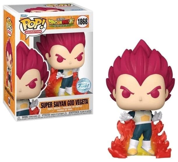 FUNKO POP Dragon Ball Super: Broly - 1868 Vegeta SSG (Exclusive) 9 cm - 889698736954