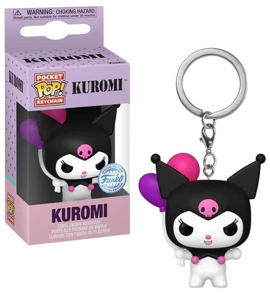FUNKO POP Keychain Hello Kitty - Kuromi - 889698773942