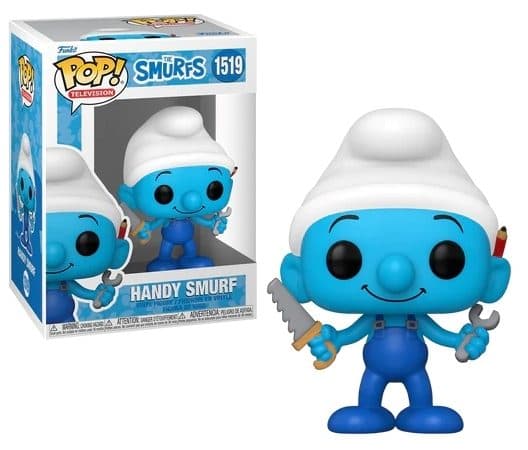FUNKO POP Smurfs - 1519 Handy Smurf 9 cm - 889698792585
