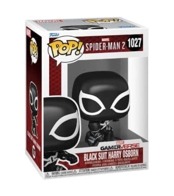 FUNKO POP Games: Spider-man 2 Video Game- HARRY OSBORN (BLACK SUIT) 9 cm (DAMAGED BOX) - 889698803281D