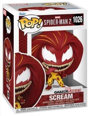 FUNKO POP Games: Spider-man 2 Video Game- SCREAM 9 cm (DAMAGED BOX) - 889698803298D