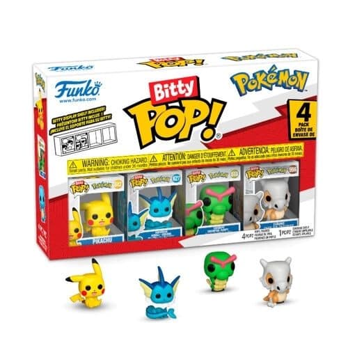 FUNKO Bitty POP 4-pack Pokemon - Pikachu - 889698811323