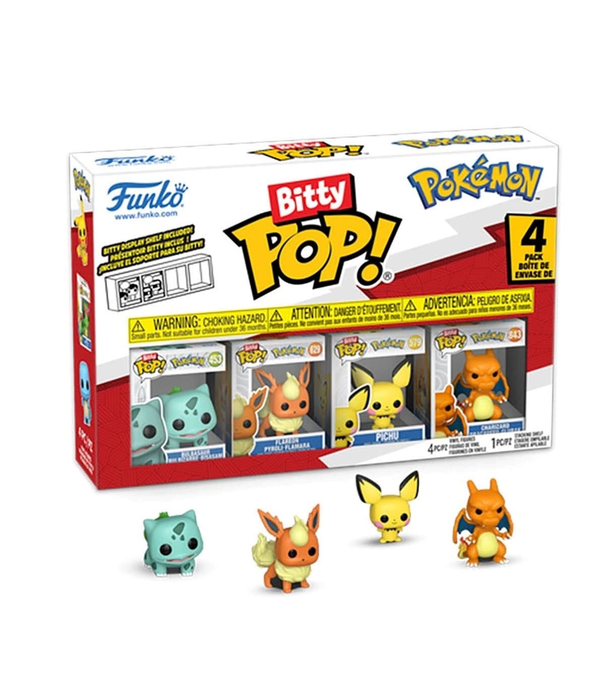 FUNKO Bitty POP 4-pack Pokemon - Bulbasaur - 889698811347