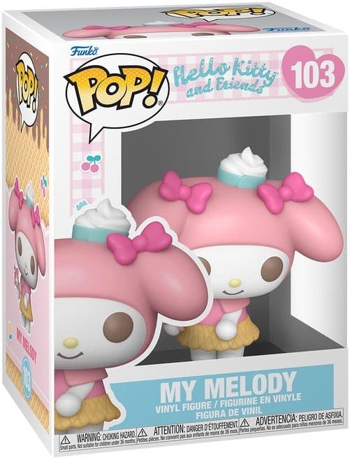 FUNKO POP Sanrio: Hello Kitty- My Melody (Ice Cream) 9 cm - 889698836968