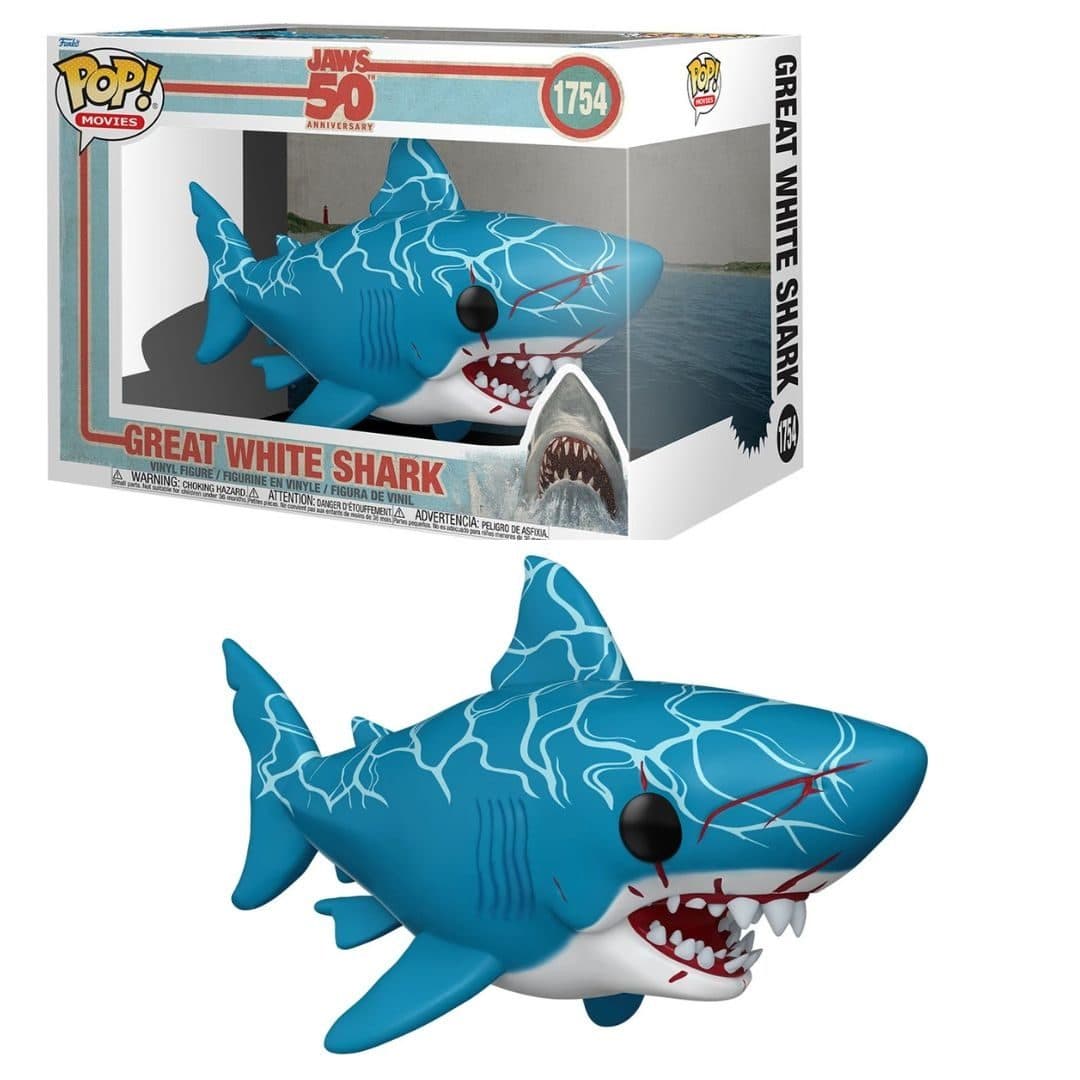 FUNKO POP Movies: Jaws S3 – 6" Great White Shark (Retro) - 889698839730