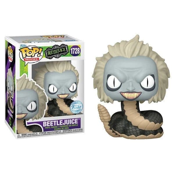 FUNKO POP Beetlejuice - 1728 Beetlejuice (Snake) (Exclusive) 9cm - 889698844918
