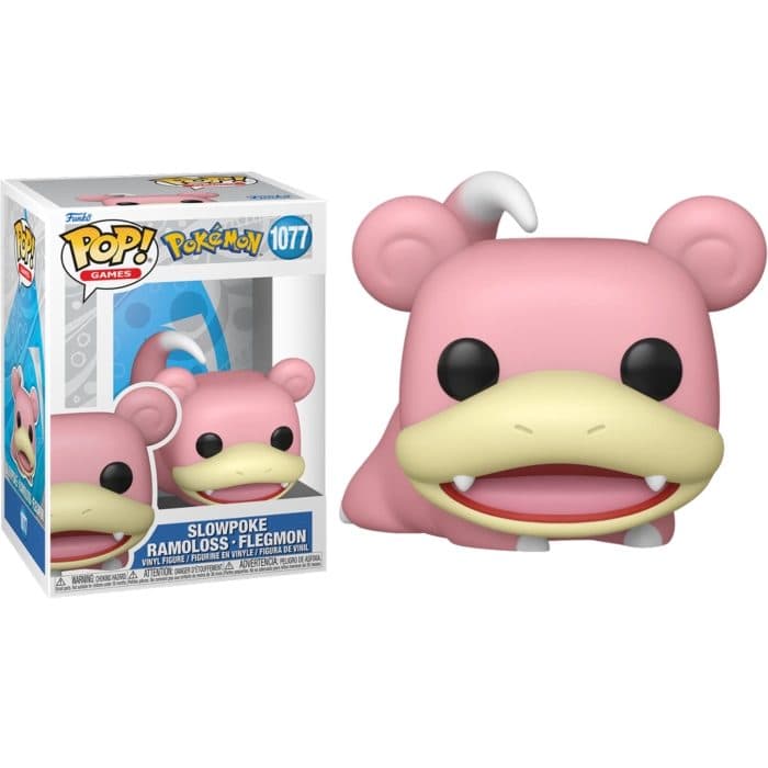 FUNKO POKEMON - POP Games N° 1077 - Slowpoke 9 cm - 889698863636
