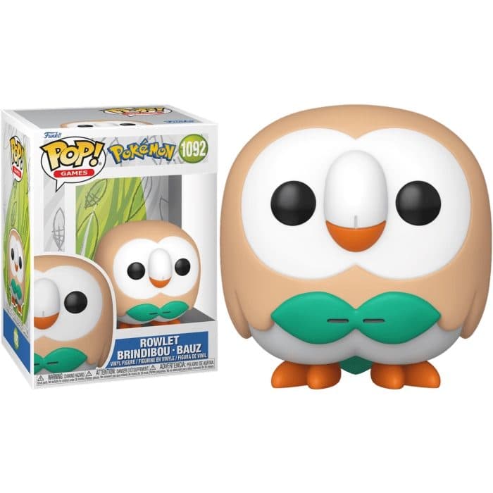 FUNKO POP Games: Pokemon- Rowlet 9 cm - 889698863674