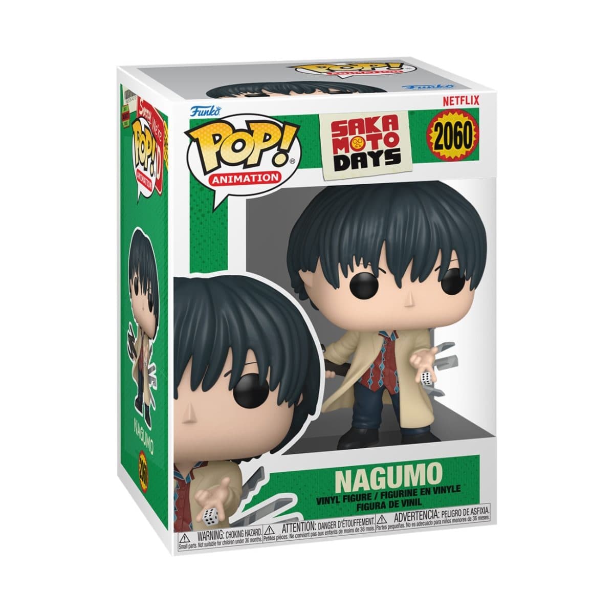FUNKO POP Animation: Sakamoto Days- Yoichi Nagumo 9 cm - 889698885348