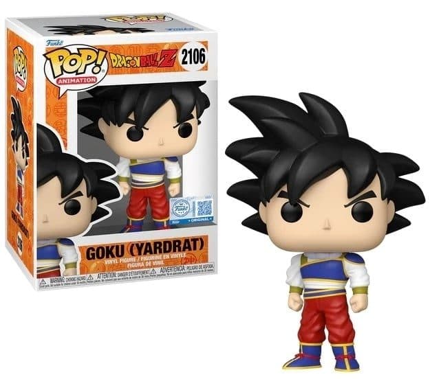 FUNKO POP Animation: Dragon Ball Z- Goku Yardrat w/Chase(Exclusive) 9 cm - 889698886659