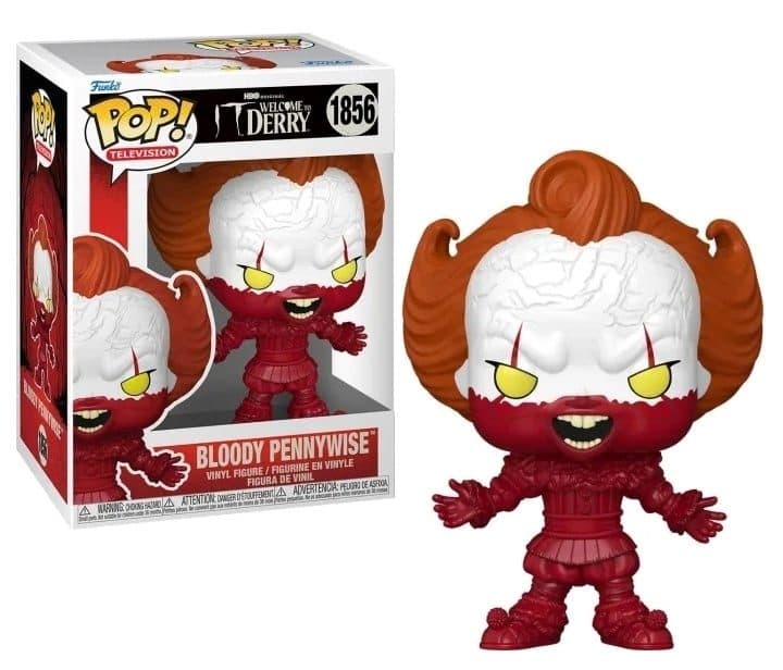 FUNKO POP Television: IT Welcome To Derry - 1856 Bloody Pennywise 9cm - 889698902823