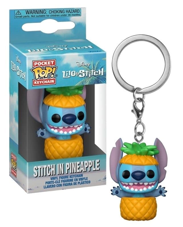 FUNKO POP Keychain Disney: Lilo & Stitch - Stitch In Pineapple - 889698906739