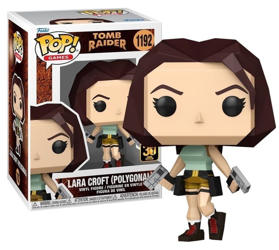 FUNKO POP Games: Tomb Raider- Lara Croft Polygon 9cm - 889698908412