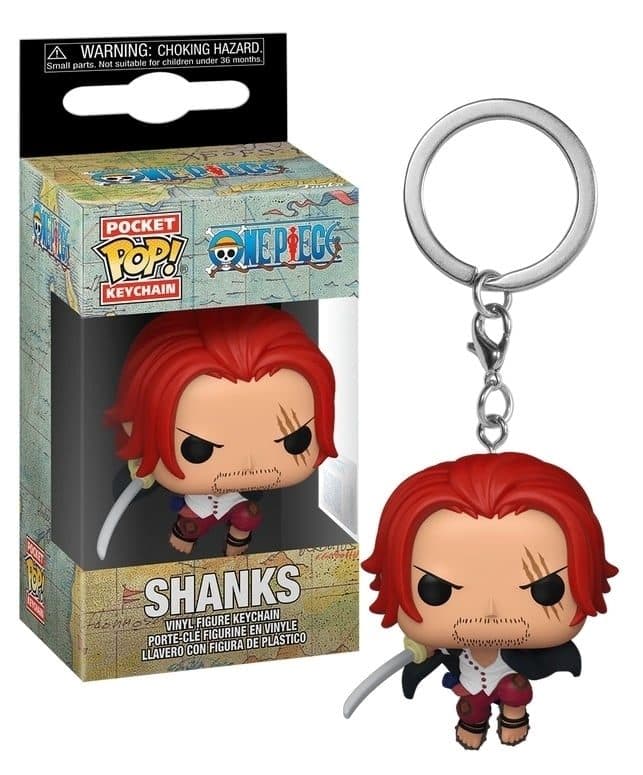 FUNKO POP Keychain Animation: One Piece - Shanks - 889698916813