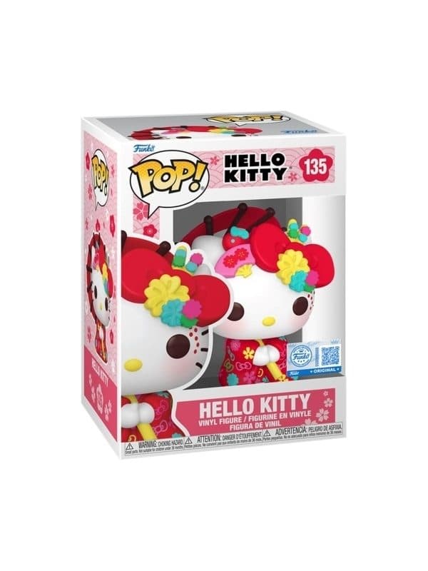FUNKO POP Sanrio: Hello Kitty - 135 Hello Kitty In Kimono (Exclusive) 9cm - 889698917179