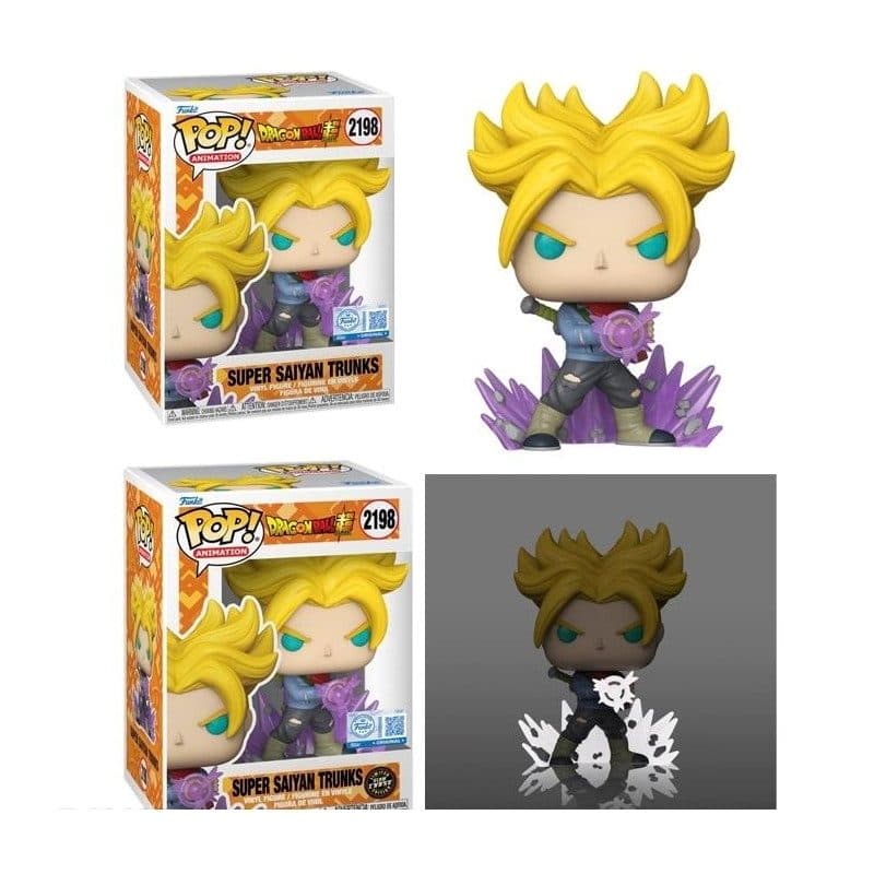 FUNKO POP Animation: Dragon Ball Super - 2198 SS Trunks With Chase (Exclusive) 9cm - 889698918251