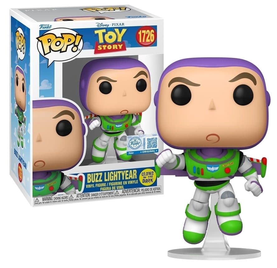 FUNKO POP Disney: Toy Story - 1726 Buzz Lightyear (Glows In The Dark) (Exclusive) 9cm - 889698919654