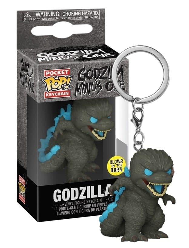 FUNKO POP Keychain Movies: Godzilla Minus One - Godzilla (Heat Ray) (Glows in The Dark) - 889698940214