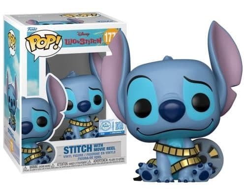 FUNKO POP Disney: Lilo & Stitch - 1779 Stitch With Movie Reel (Exclusive) 9cm - 889698941266