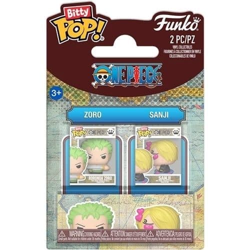 FUNKO Bitty POP 2-Pack One Piece - Zoro & Sanji - 889698942218