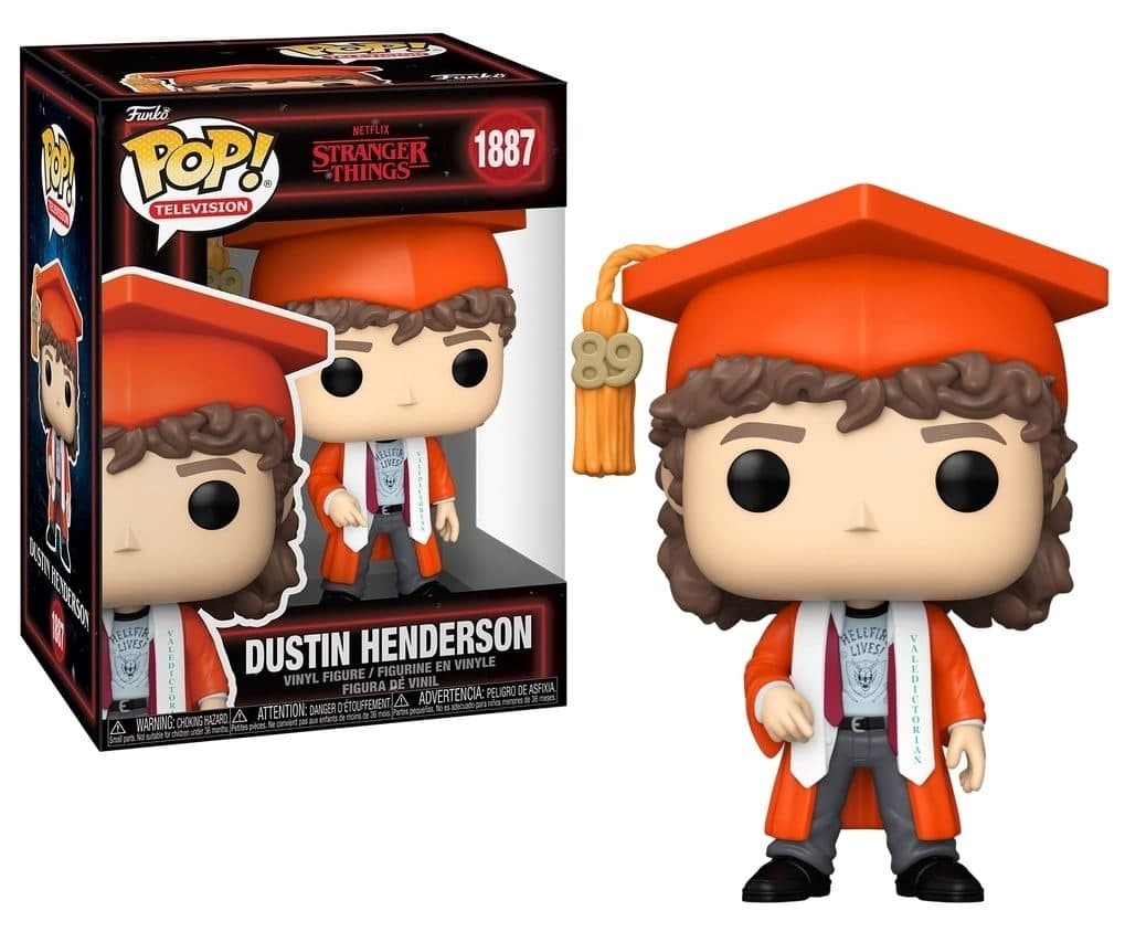 FUNKO POP Stranger Things - 1887 Dustin Henderson 9cm - 889698943536
