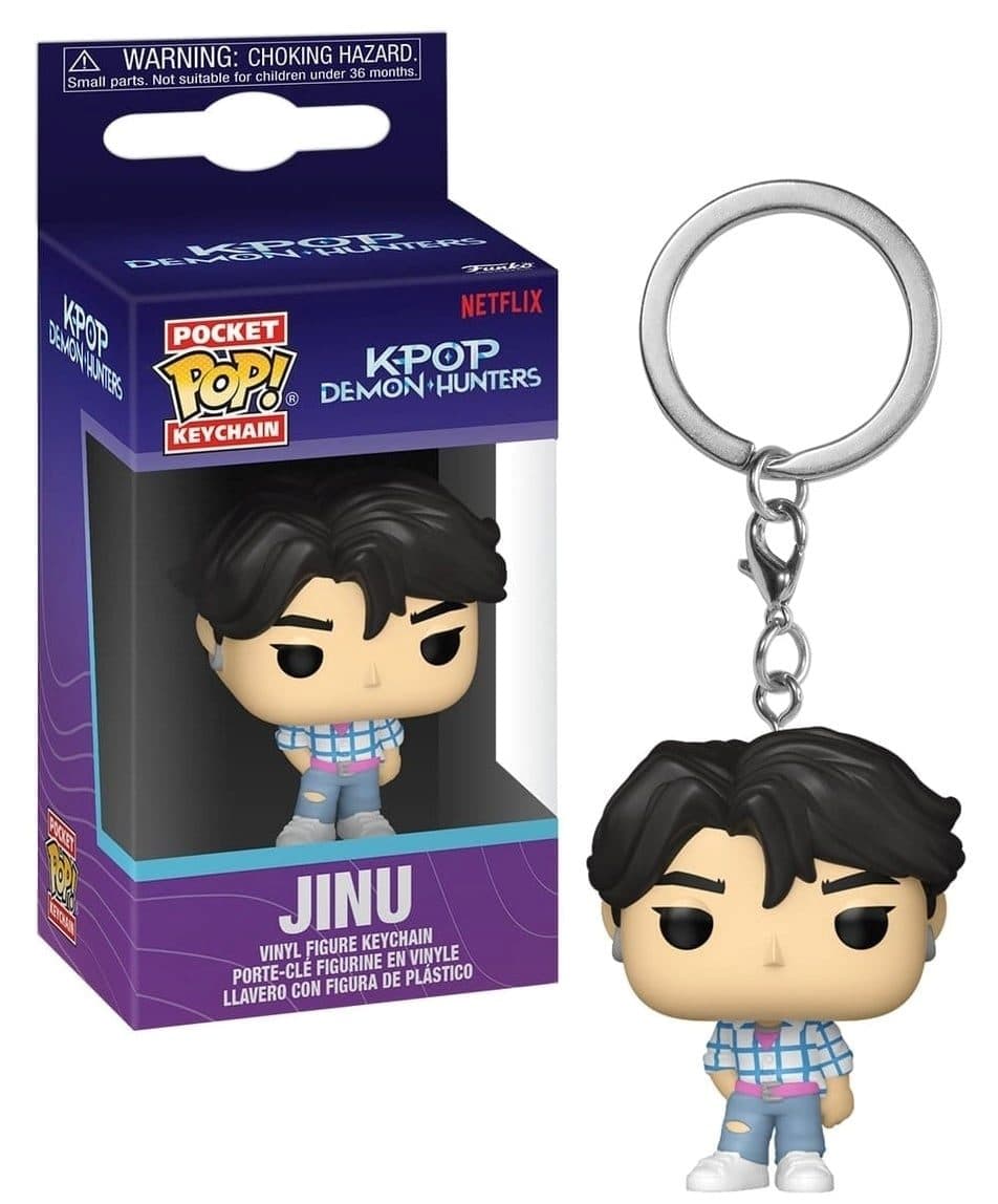 FUNKO POP Keychain: K-Pop Demon Hunters - Jinu - 889698956857