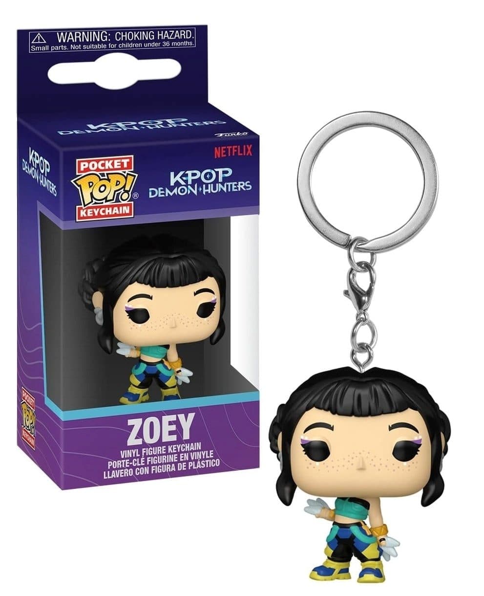 FUNKO POP Keychain: K-Pop Demon Hunters - Zoey - 889698956888